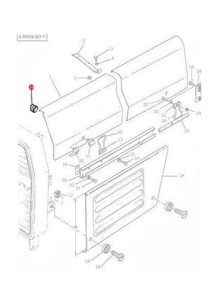 Massey Ferguson - Fastner Inner - 1693951M3 - Farming Parts