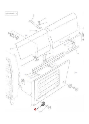 Massey Ferguson - Washer Plastic - 3595613M1 - Farming Parts