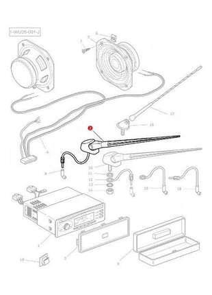 Massey Ferguson - Aerial - 4277283M92 - Farming Parts