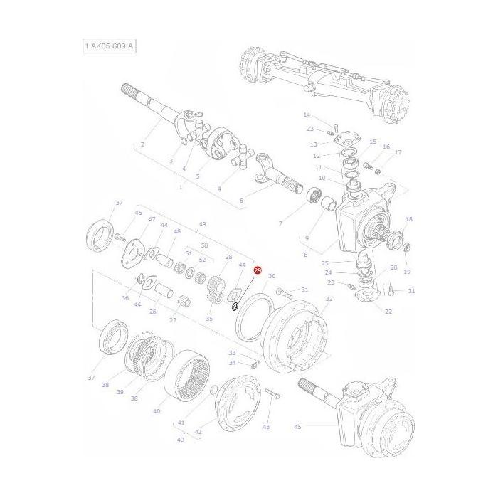 Massey Ferguson - Circlip - 3008599X1 - Farming Parts