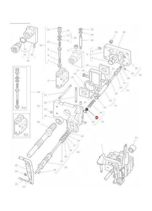 Massey Ferguson - Disc Control Valve - 1869830M2 - Farming Parts