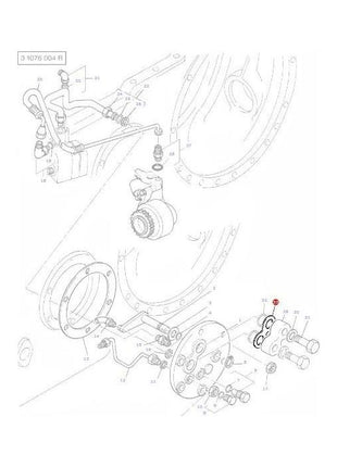 Massey Ferguson - Gasket Side Plate - 1864626M1 - Farming Parts