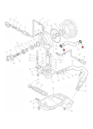 Massey Ferguson - O Ring Wet Clutch - 364776X1 - Farming Parts