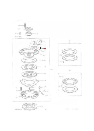 Massey Ferguson - Pin - 891827M1 - Farming Parts