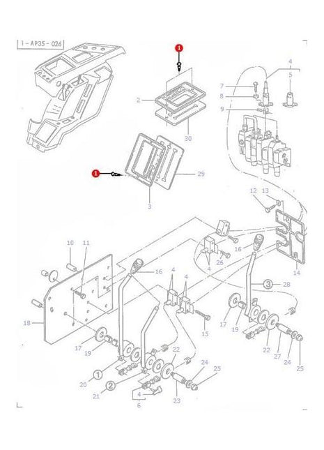 Massey Ferguson - Rivet Plastic - 3616374M1 - Farming Parts