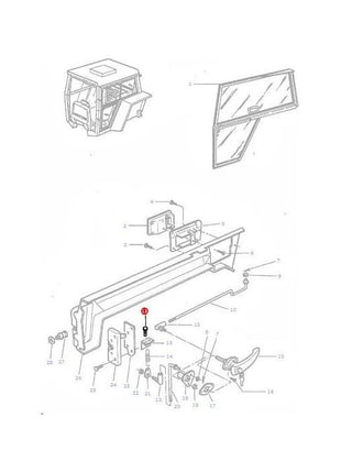 Massey Ferguson - Screw 1/4x1/2 unc - 700705158 - Farming Parts