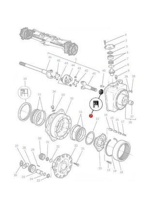 Massey Ferguson - Seal Final Drive - 3019957X1 - Farming Parts