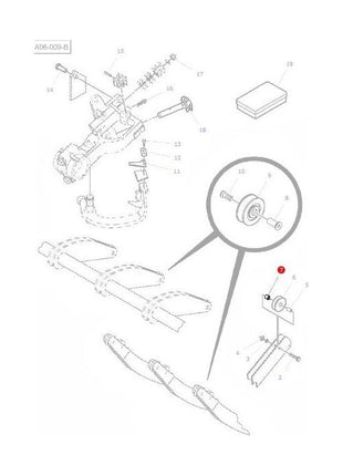 Massey Ferguson - Sleeve Roller - 7849656 - Farming Parts