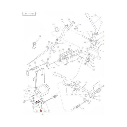 Massey Ferguson - Spring - 3581900M1 - Farming Parts