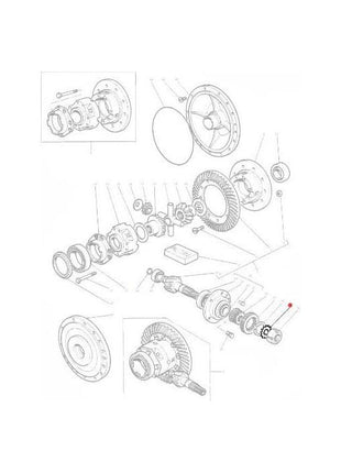 Massey Ferguson - Washer Differential - 180455M1 - Farming Parts