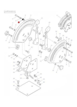 Massey Ferguson - Washer Quadrant - 181041M1 - Farming Parts