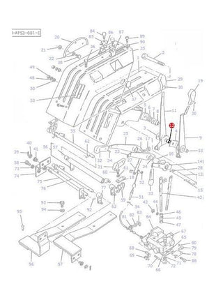 Massey Ferguson - Bearing Quadrant Levers - 1687662M1 - Farming Parts