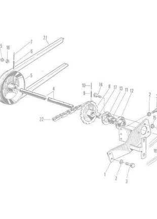 Massey Ferguson - Bearing 36205 - 412260M1 - Farming Parts