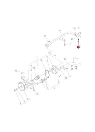 Massey Ferguson - Bolt M8x55 - V581804680 - Farming Parts