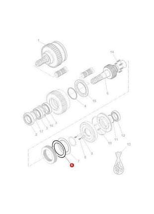 Massey Ferguson - Disc Front PTO - 3907495M91 - Farming Parts