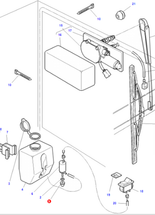 Massey Ferguson - Grommet - 1897100M1 - Farming Parts