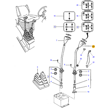 Massey Ferguson - Grip - 3618764M1 - Farming Parts
