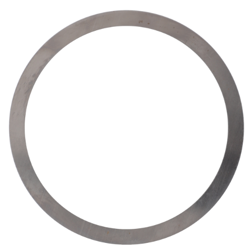 A circular metal ring with a smooth surface and consistent thickness, reminiscent of the robust engineering seen in AGCO's Massey Ferguson Shim Differential - 3380041M1.