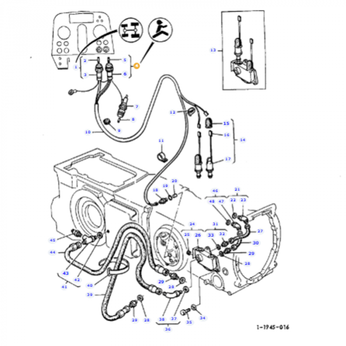 Massey Ferguson - Switch Indirect - 3380337M91 - Farming Parts