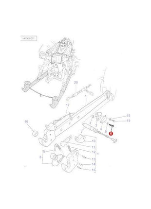 Massey Ferguson - Bolt M10x35 12.9 - 3001429X1 - Farming Parts