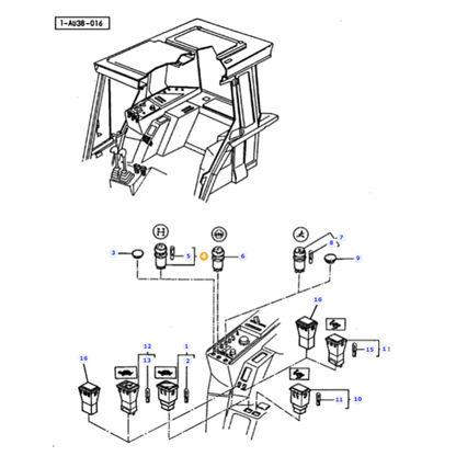 Massey Ferguson - Switch 4WD - 3385822M1 - Farming Parts
