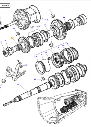 Massey Ferguson - Bush - 3385883M1 - 3698291M1 - Farming Parts