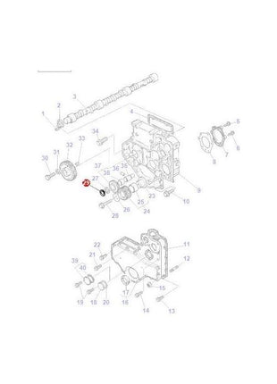 Massey Ferguson - Circlip Timing Gear - 1476193X1 - Farming Parts