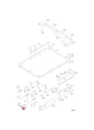 Massey Ferguson - Inner Link - D42354800 - Farming Parts