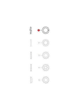 Massey Ferguson - Washer Spring 1 - 353443X1 - Farming Parts