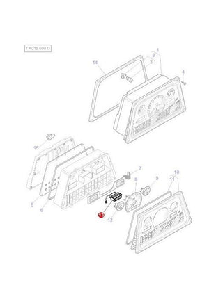 Massey Ferguson - Tractormeter - 3902378M92 - Farming Parts