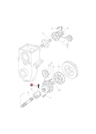 Massey Ferguson - Bolt Sleeve Clamp - 3010238X1 - Farming Parts