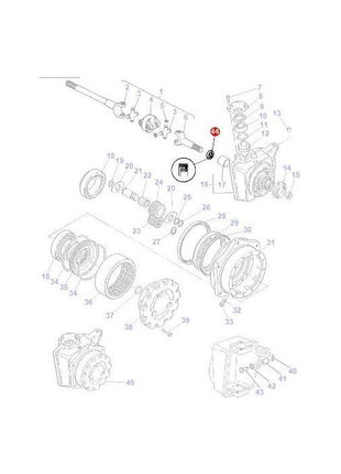 Massey Ferguson - Front Axle Seal - 000051723 - Farming Parts