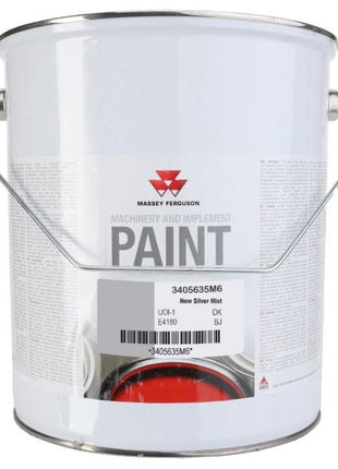 Massey Ferguson - New Silvermist Paint 5lts - 3405635M6 - Farming Parts