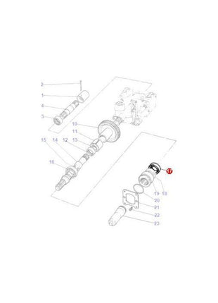 Massey Ferguson - PTO Seal - 1077452M1 - Farming Parts