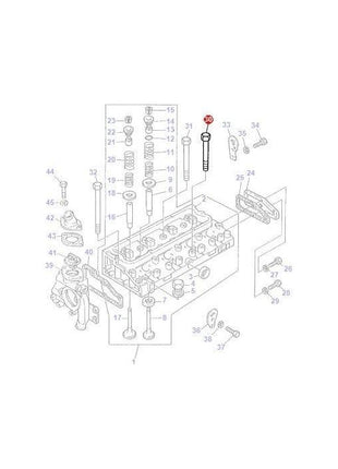 Massey Ferguson - Stud Cylinder Head - 747743M1 - Farming Parts