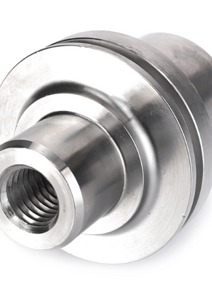 A metallic, cylindrical mechanical component with a threaded interior and smooth exterior, often found in the AGCO Massey Ferguson - Final Drive Pivot - 3426523M2 collection.