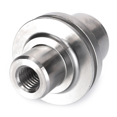 A metallic, cylindrical mechanical component with a threaded interior and smooth exterior, often found in the AGCO Massey Ferguson - Final Drive Pivot - 3426523M2 collection.