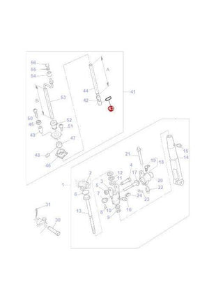 Massey Ferguson - Roll Pin Remote Levelling - 1440398X1 - Farming Parts