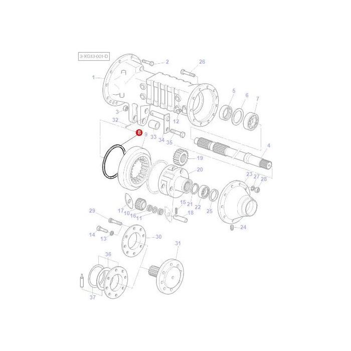 Massey Ferguson - Seal - 3759197M1 - Farming Parts