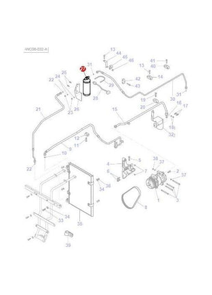 Massey Ferguson - Filter Air Con - 4296238M1 - Farming Parts