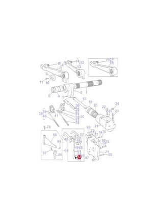 Massey Ferguson - Spring Lift Arms - 898151M1 - Farming Parts