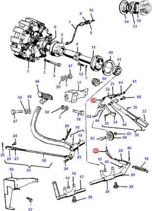 Massey Ferguson - Clutch Cable Hi-Line - 3545855M91 - Farming Parts