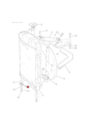 Massey Ferguson - Packing Rubber - 180705M2 - Farming Parts