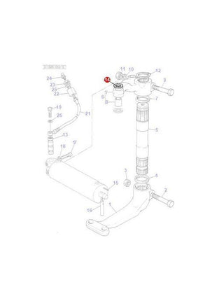 Massey Ferguson - Shim Steering Linkage - 829258M1 - Farming Parts