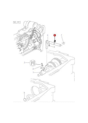 Massey Ferguson - ORing Control Fork - 195868M1 - Farming Parts