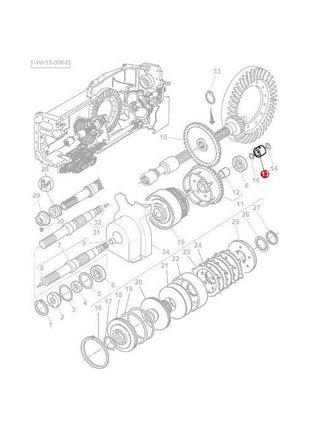 Massey Ferguson - Bush - 3382868M2 - Farming Parts