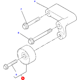 Massey Ferguson - Fan Drive Pulley - 4226288M1 - Farming Parts