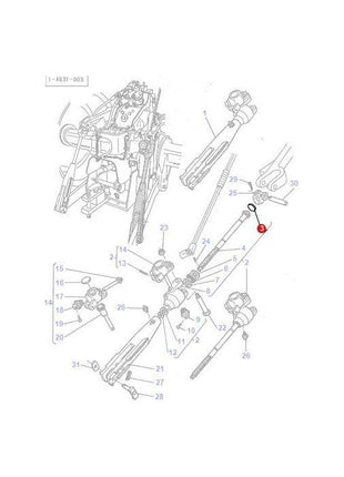 Massey Ferguson - Core Plug Levelling Box - 825102M1 - Farming Parts