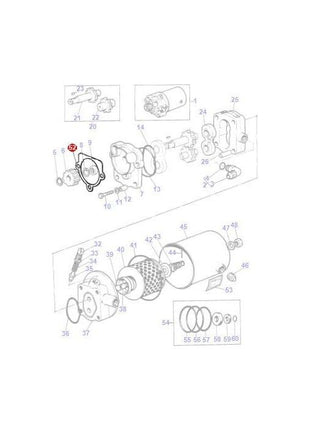 Massey Ferguson - Gasket - 897148M4 - Farming Parts