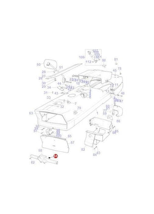 Massey Ferguson - Retaining Washer - 827901M1 - Farming Parts